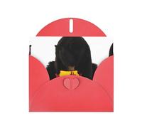 Bear Eats Honey Red prints Greeting Cards 6x4-inch with Envelope | Perfect for writing greetings and thank-you notes