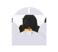 Bear Eats Honey White prints Greeting Cards 6x4-inch with Envelope | Perfect for writing greetings and thank-you notes