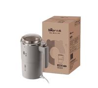Bear Electric Coffee Grinder, Gray, Stainless Steel, 200W Motor, 80g Capacity, Multi-Purpose for Spices, Coffee, Rice, 173x91.6x130.5mm