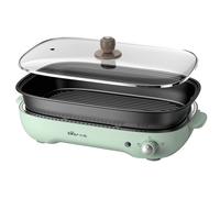 Bear Electrical BBQ Grill Pan including Hot Pot Pan/Grill Pan/6-hole Pan 1200-1400W Stepless Temperature Control