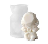 Bear F´lower old -Śilicone Çandle Soap Mushroom old, detailed floral shape, long lasting | DIY homemade crafts aromatherapy Ćandle Śoap Kit for making creative handmade accessories for DIY projects