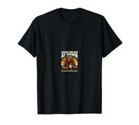 Bear Fishing Coffee and Rod At Dawn Sunrise T-Shirt