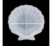 Bear for Shell Flower Dish Mold Epoxy Resin Molds Glossy Silicone for Agate Coasters Tray Cup Mats Kit Flowers