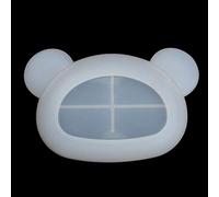 Bear for Shell Flower Dish Mold Epoxy Resin Molds Glossy Silicone for Agate Coasters Tray Cup Mats Kit Flowers