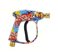Bear Force High Pressure Washer Gun 3000 PSI Max, Power Washer Short Gun with 1/4 Inch Quick Connector, M22-14, Compatible for Some of Greenworks for Karcher Ryobi Homelite Pressure Washer