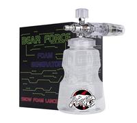 Bear Force Pressure Washer Aluminium Foam Cannon Generator Snow Lance with 1/4" Quick Connector & 1.25mm & 1.10mm Orifice Nozzle for Portland, Husky, Ryobi, Greenworks
