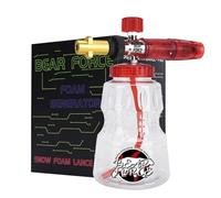 BEAR FORCE Pressure Washer Snow Foam Lance FoamNozzle Snow Foam Cannon Bottle Car Wash, Compatiblefor Kar-Cher K1, K2, K3, K4, K5, K6, K7 High PressureWasher