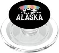 Bear Forest Alaska Nothern Lights Alaska PopSockets PopGrip for MagSafe