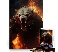 Bear From Hell Puzzles for Teenagers 1000 Piece Sharp Memory Leisure Pleasure Neat Edges Winter Gift (38x52cm)