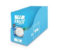 BEAR Fruit Coconut Chips Packs - Gently Baked Fruit - Healthy - Vegan - 14 x 25g