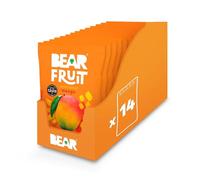 BEAR Fruit Dried Mango Packs - Gently Baked Fruit - Healthy - Vegan - 14 x 35g