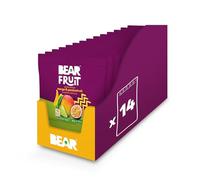 BEAR Fruit Dried Mango & Passionfruit Packs - Gently Baked Fruit - Healthy - Vegan - 14 x 30g
