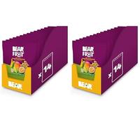 BEAR Fruit Dried Mango & Passionfruit Packs - Gently Baked Fruit - Healthy - Vegan - 14 x 30g (Pack of 2)