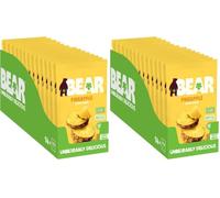 BEAR Fruit Dried Pineapple Packs - Gently Baked Fruit - Healthy - Vegan - 14 x 35g (Pack of 2)