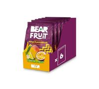 BEAR Fruit Mango & Passionfruit - Sharing Pack - Gently Baked Fruit - Healthy - Vegan - 7 x 85g