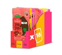 BEAR Fruit Yoyos Variety Pack 20g (Pack of 18) - 100% Fruit, No Added Sugar, Ideal lunchbox snack for kids or on-the-go
