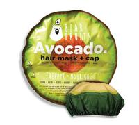2x Bear Fruits Avocado Hair Mask + Hair Cap - Repair & Nourish - (2Packs) - New