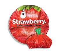 Bear Fruits, Strawberry, Detangling & Shine, Hair Mask + Shower Cap, 20 ml