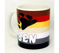 Bear Gay Culture Pride Flag Ceramic Mug Great LGBTQ+ Rainbow Novelty Gift