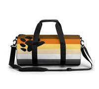 Bear Gay Proud Flag Gym Duffel Bag Sports Shoulder Backpack Travel Weekender Handbag for Men Women