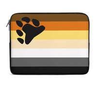 Bear Gay Proud Flag Laptop Sleeve Bag Protective Laptop Carrying Case Cover for 10/12/13/15/17 Inch