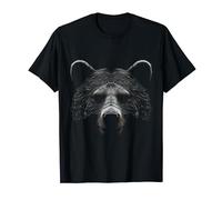 Bear Geometric Polygons Drawing Animal Art Bear T-Shirt