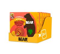 BEAR GIANT Strawberry & Mango Yoyos - Dried Fruit Rolls - Healthy - Vegan - 20g - 6 x 5 Packs (Pack of 30)
