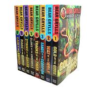 Bear Grylls Mission Survival Collection 8 Books Set (Claws of the Crocodile, Sands of the Scorpion, Gold of the Gods, Way of the Wolf, Strike of the Shark, Tracks of the Tiger, Lair of the Leopard, Rage of the Rhino)