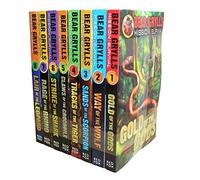 Bear Grylls Mission Survival Collection 8 Books Set (Claws of the Crocodile, Sands of the Scorpion,Gold of the Gods,Way of the Wolf,Strike of the Shark,Tracks of the Tiger,Lair of the Leopard & More)