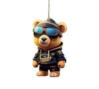 Bear Hanging Car, Cute Hanging Bear Car, Lightweight And Safe Reusable Bear Ornament Car Accessories For Home And Desktop Decoration