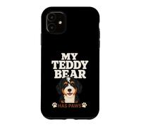 Bear Has Paws Bernese Mountain Dog Case for iPhone 11