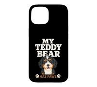 Bear Has Paws Bernese Mountain Dog Case for iPhone 15