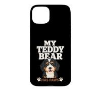 Bear Has Paws Bernese Mountain Dog Case for iPhone 15 Plus