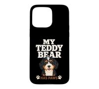 Bear Has Paws Bernese Mountain Dog Case for iPhone 15 Pro Max