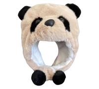Bear Hat, Animal Hat, Cute Animal Ear Hat, Panda Head Cap, Cosplay Hat, Panda Headdress for Chinese New Year, Valentine's Day, Women, Men