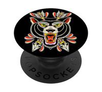 Bear Head | Arrows Traditional Tattoo Flash PopSockets Adhesive PopGrip