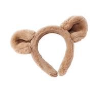 Bear Headband - Bear Ear Headband, Cute Plush Makeup Headband | Hair Accessories, Non-Slip Face Wash Headband For Women And Girls, Skin Care