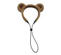 Bear Headband - Headband for Animals with Plush Ears | Accessory Woman Girl Makeup Spa Bath Face Cleaning Party Birthday Hairstyle Skin Care Cosmetics