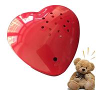 Bear Heart Sounder - Soft Figurine Component, Re-recordable Internal Device with Replaceable Battery Pack, Custom Speech Mechanism for Cuddly Companion Creation, Hobby Supplies, Musical Playback Unit