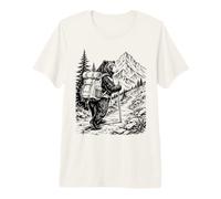 Bear Hiking Backpack Mountain Trail Backpacking Camping Premium T-Shirt
