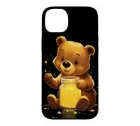 Bear Honey Jar Grizzly Kawaii Case for iPhone 14 Plus