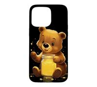 Bear Honey Jar Grizzly Kawaii Case for iPhone 15 Pro Max