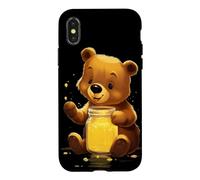 Bear Honey Jar Grizzly Kawaii Case for iPhone X/XS