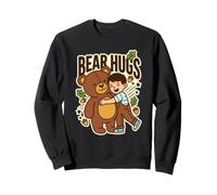 Bear Hugs Hug Fan Obsession Teddy Love Club Quote Kids Sweatshirt
