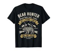 Bear Hunter T shirt Vintage Hunting Funny Hunters Definition T-Shirt