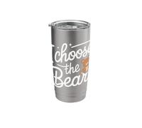 Bear I Choose The Bear Stainless Steel Insulated Tumbler