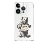 Bear I Love California Novelty Protective Cases Lightweight Phone Covers Compatible With iPhone 14/14 Plus/14 Pro/14 Pro Max Printed Protector