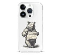 Bear I Love California Novelty Protective Cases Lightweight Phone Covers Compatible With iPhone 14/14 Plus/14 Pro/14 Pro Max Printed Protector