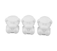 Bear Ice Mold 3PCS Soft Silicone Cute Shape Easy Cleaning Ice Cube Trays Mold for Cocktail Pudding Mould Perfect for Home Use