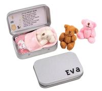 Bear in a box-bear in a box my little worry bear in a box first day at school gifts plush blind Suitable for Wedding and Party Decorations Birthday Gifts